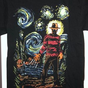 Starry Nightmare Elm Street Freddy Krueger T-shirt